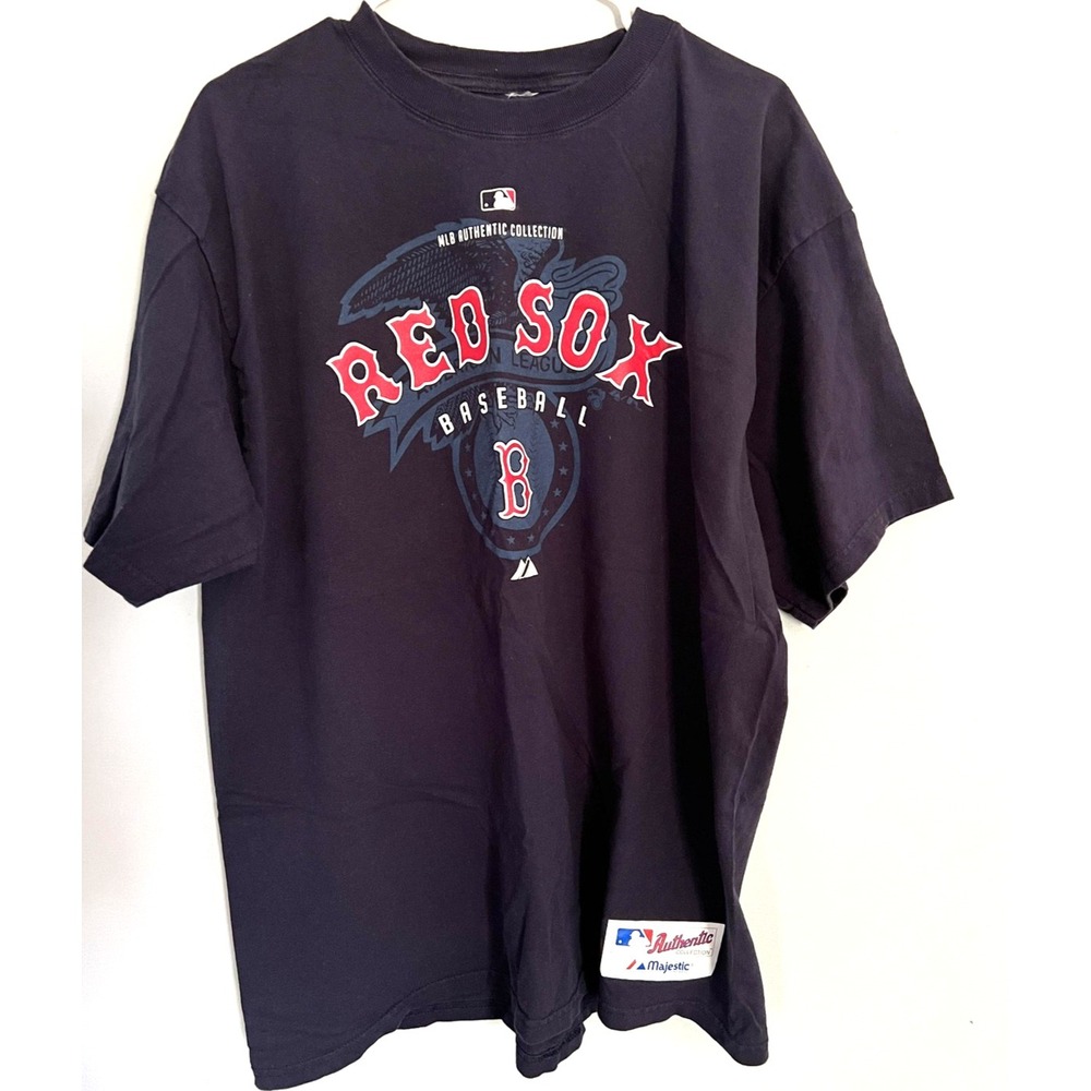 Boston Red Sox Shirt Mens XL MLB Baseball Majestic Authentic Collection Tee